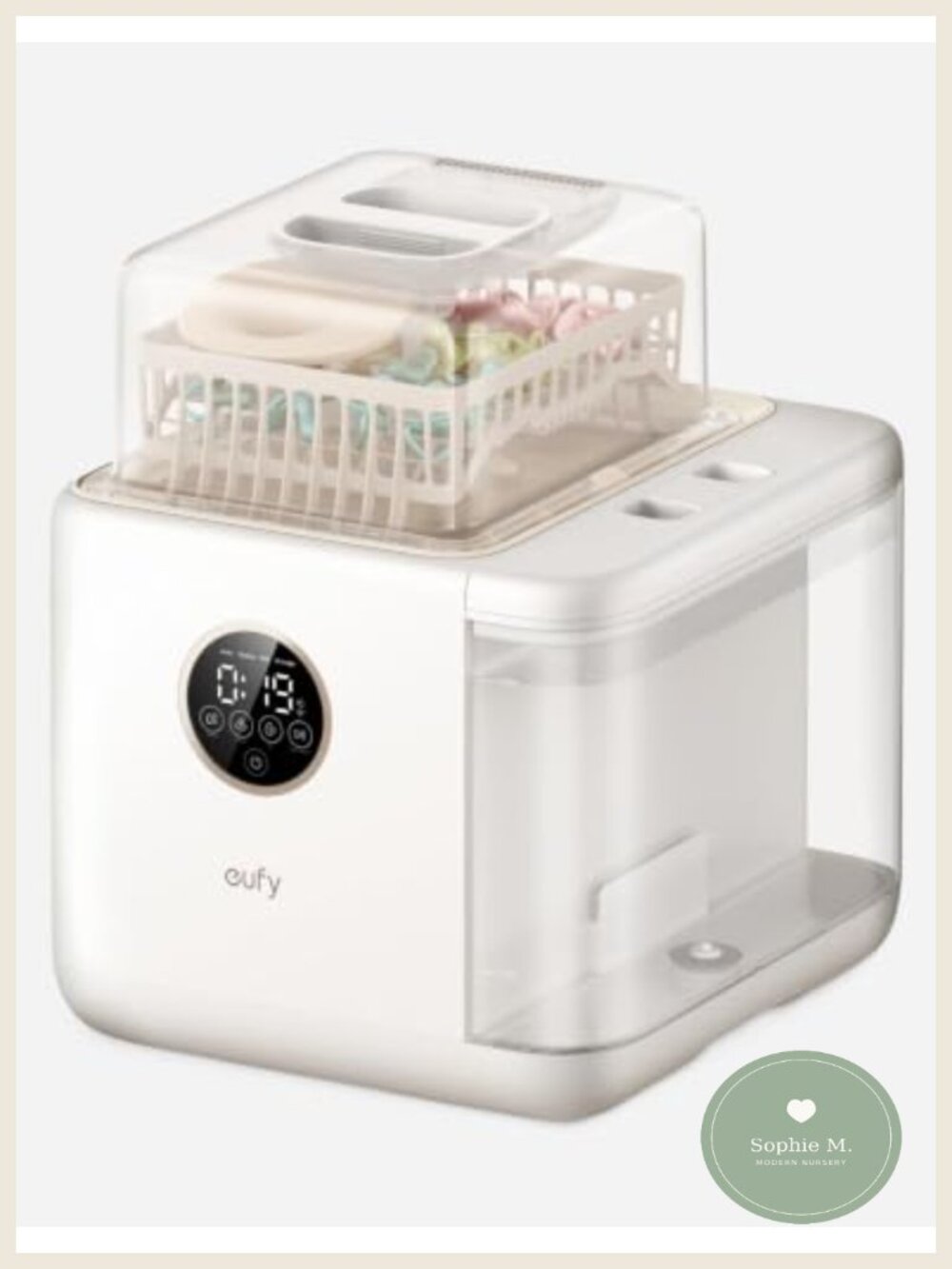 Baby Bottle Washer All-in-One Sterilizer & Dryer 10-Bottle Capacity